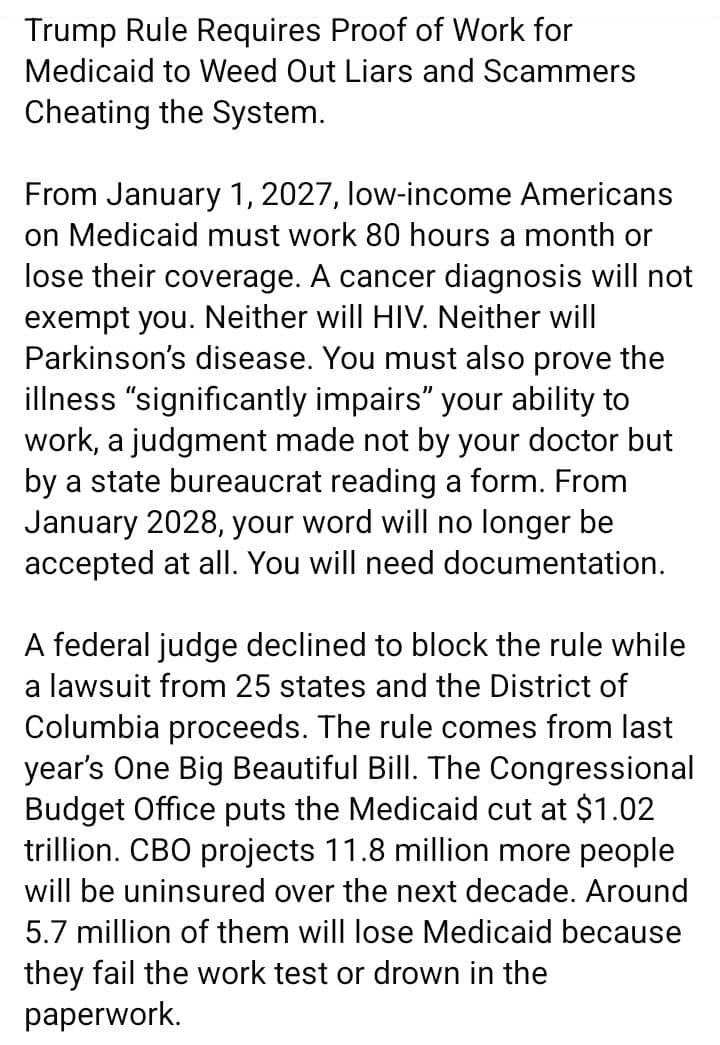 New Medicaid Work Requirement Raises Big Question: Will It Stop Abuse or Cut Off Eligible Americans? 2 WhatsApp Image 2026 08 02 at 5.41.38 PM 1