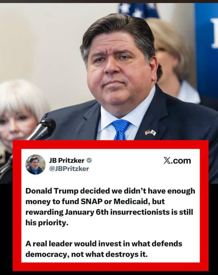 Pritzker Blasts Trump Over SNAP and Medicaid Cuts as Jan. 6 Payout Fund Fight Returns