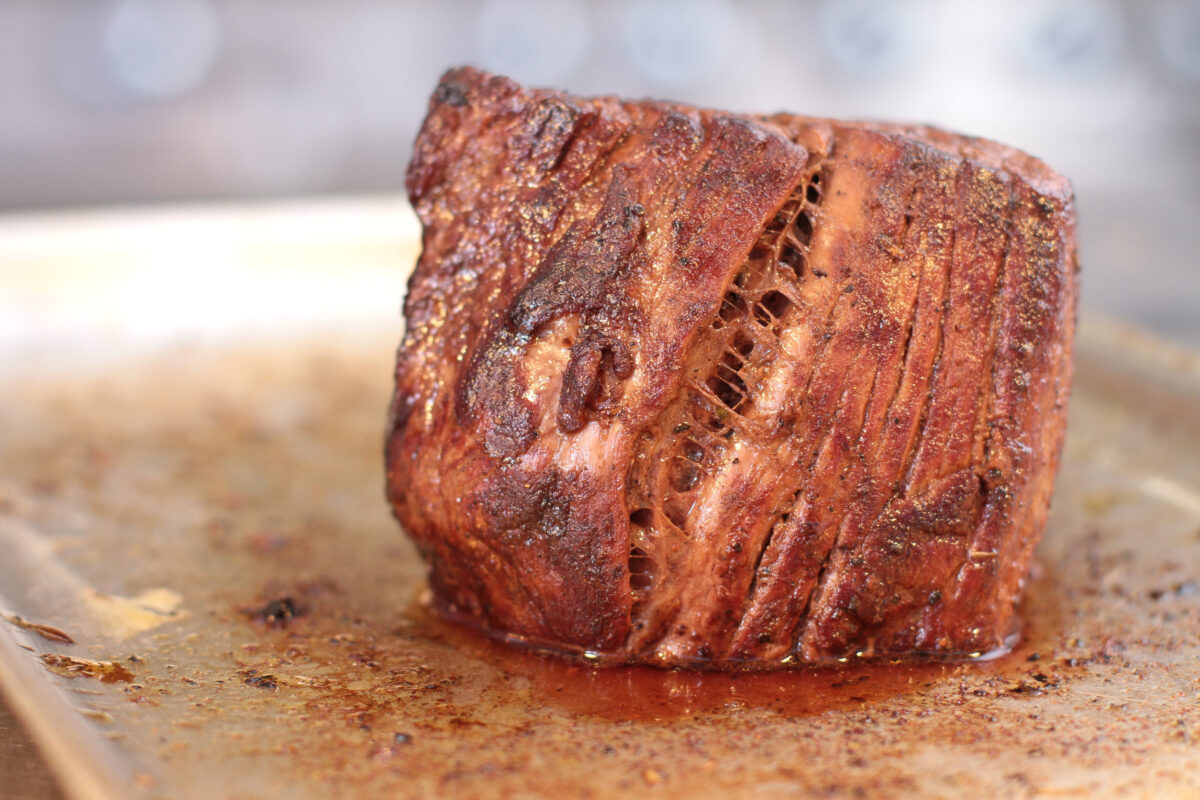 How to Make a Proper Beef on Weck: The Buffalo Sandwich That’s All About Balance 3 cooked beef fillet steak resting on tray