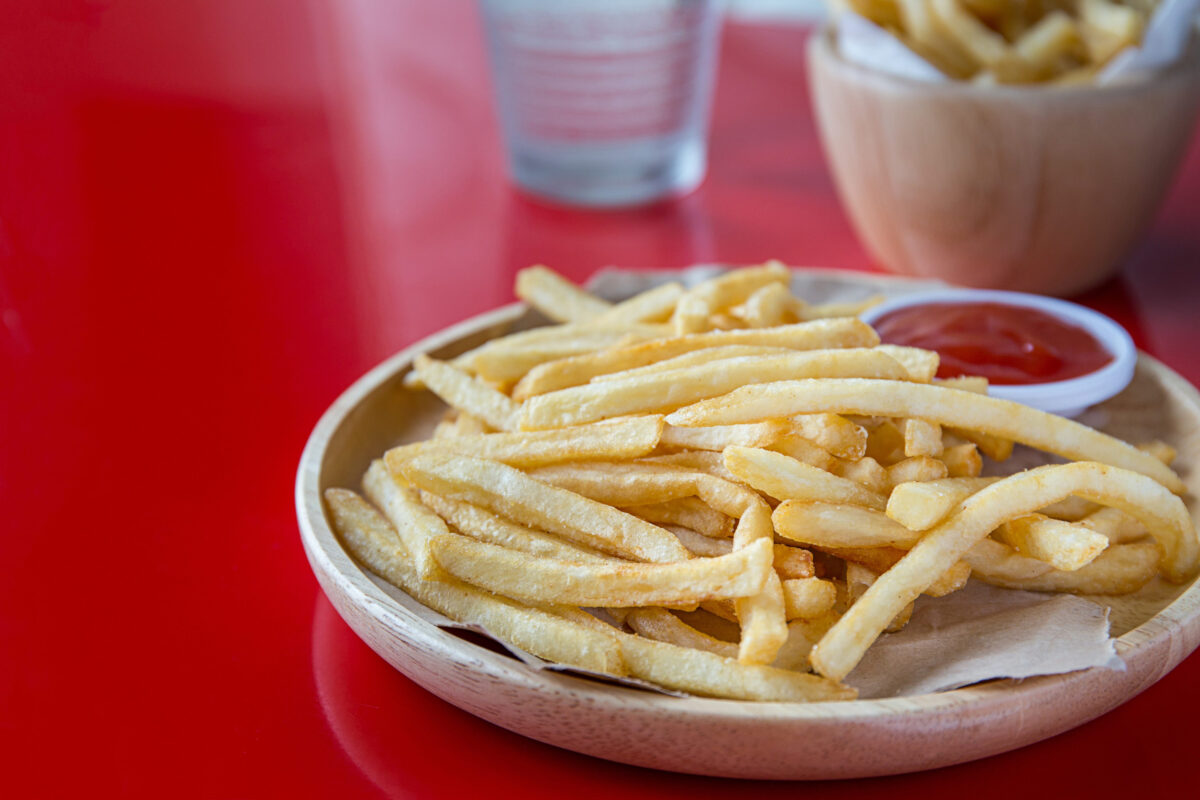 10 Popular Dishes That Aren’t From the Places They’re Named After 3 Fresh Potatoes Tasty french fries with ketchup fast food products