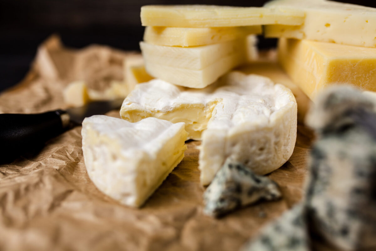 Different sorts of cheese