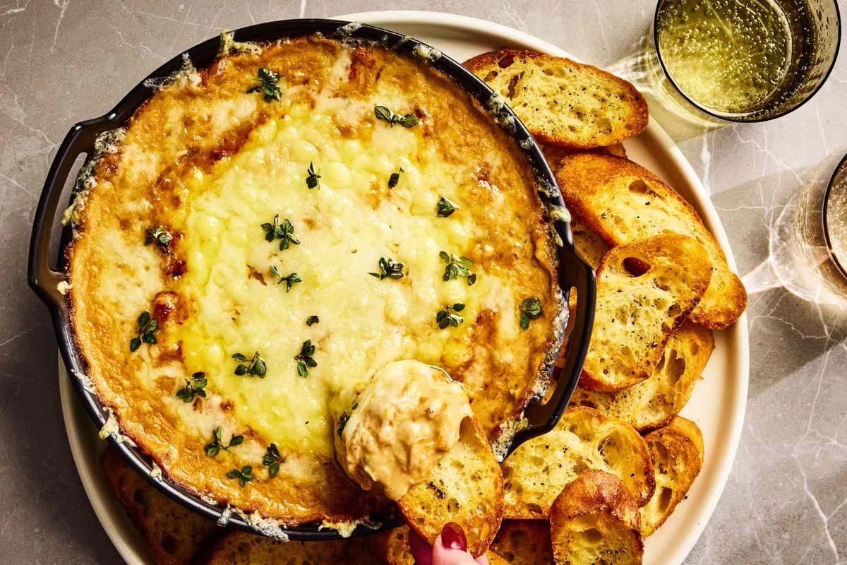 French Onion White Bean Dip