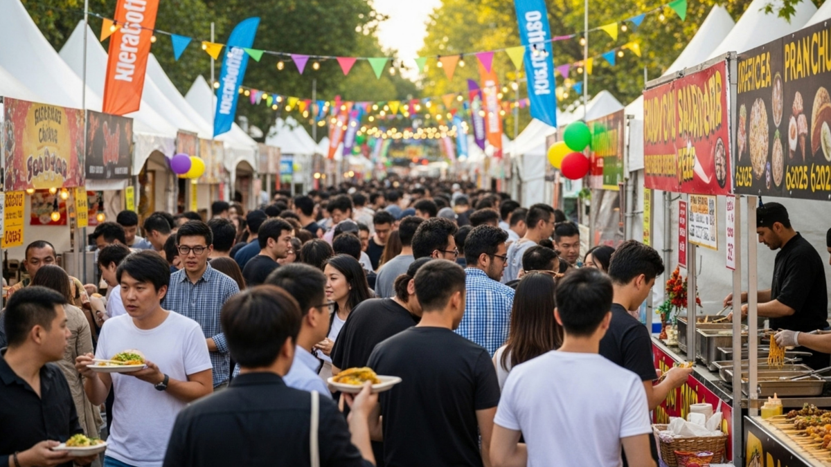 Food Festival with Authentic Street Food Scene