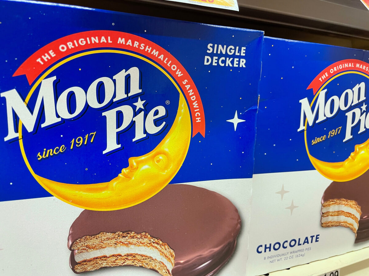 Grovetown, Ga USA - 04 20 22: Retail store products Moon Pies