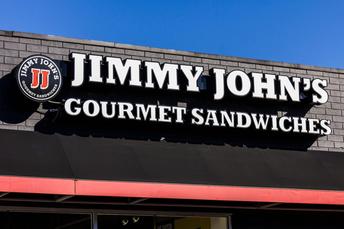Indianapolis - Circa October 2016: Jimmy John's Gourmet Sandwich Restaurant. Jimmy John's is known for their fast delivery I