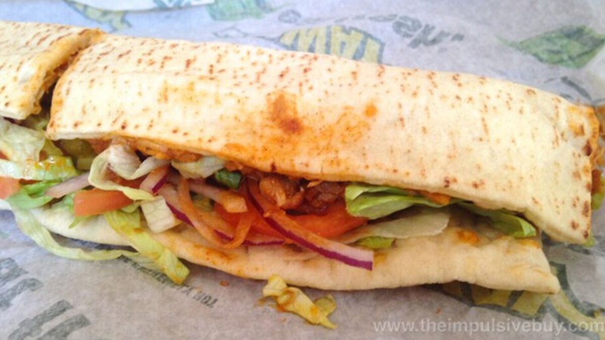 Subway Fritos Chicken Enchilada Melt cropped