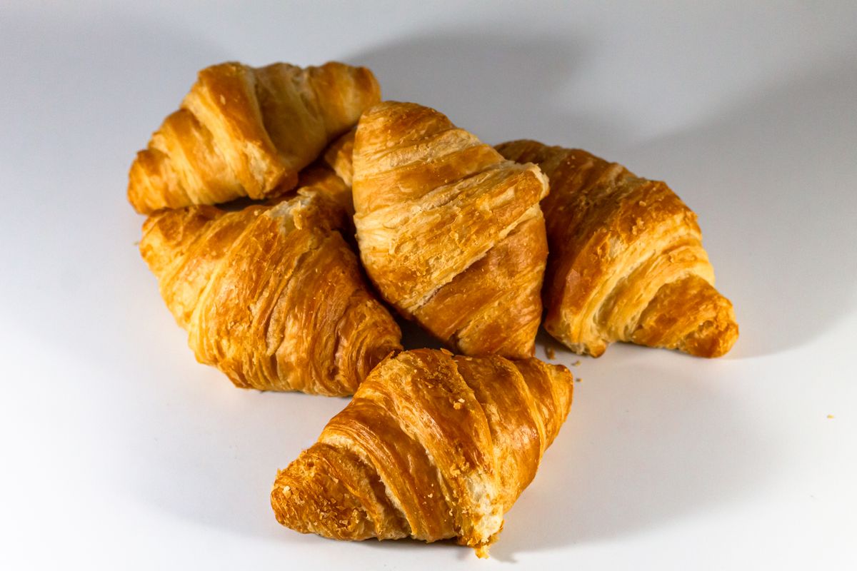 Looking Beyond Cereal? These 7 Aldi Pastries Offer Another Breakfast Option 1 Close-up of golden brown croissants, highlighting their flaky texture and delicious appeal.