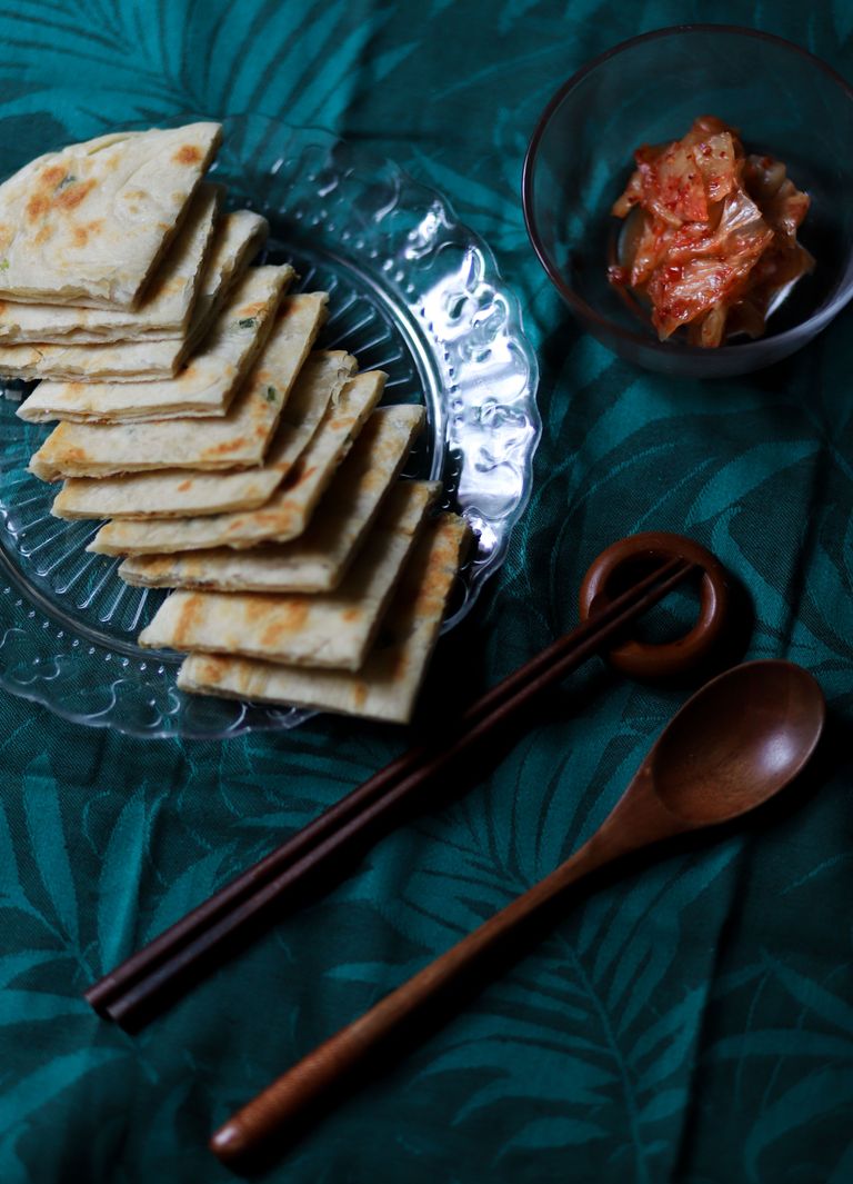 Forget the Syrup: These Crispy Korean Scallion Pancakes Turn a Humble Bunch of Greens Into Something Special