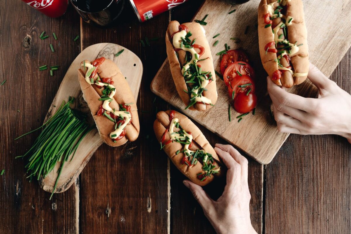 10 Foods You Should Avoid Adding Ketchup To At All Costs 1 hot-dogs-on-wooden-board-
